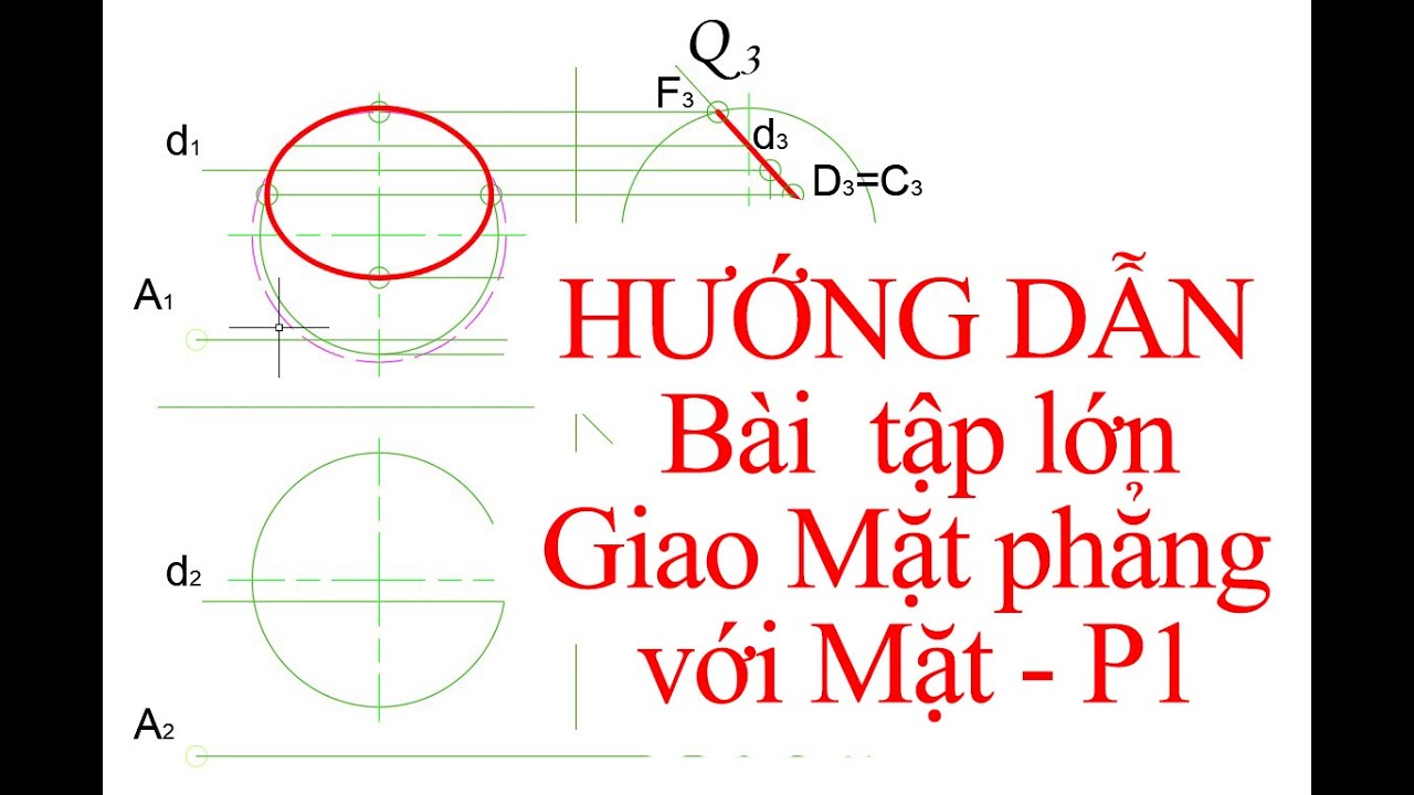 HÌNH HỌA - Hướng dẫn Bài tập lớn : GIAO MẶT PHẲNG VỚI CÁC MẶT ( ĐA DIỆN, NÓN, TRỤ, CẦU ) - Phần 1