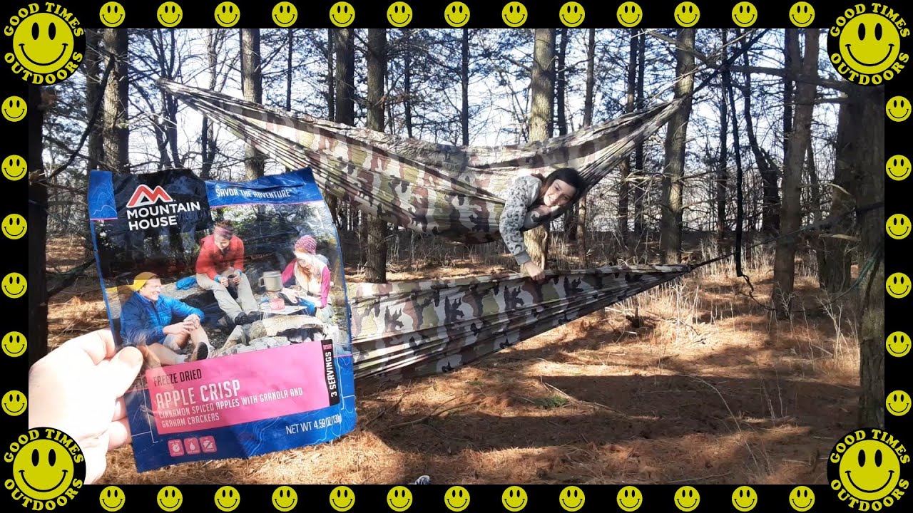 Chillin in the Hammocks with Mountain House Apple Crisp