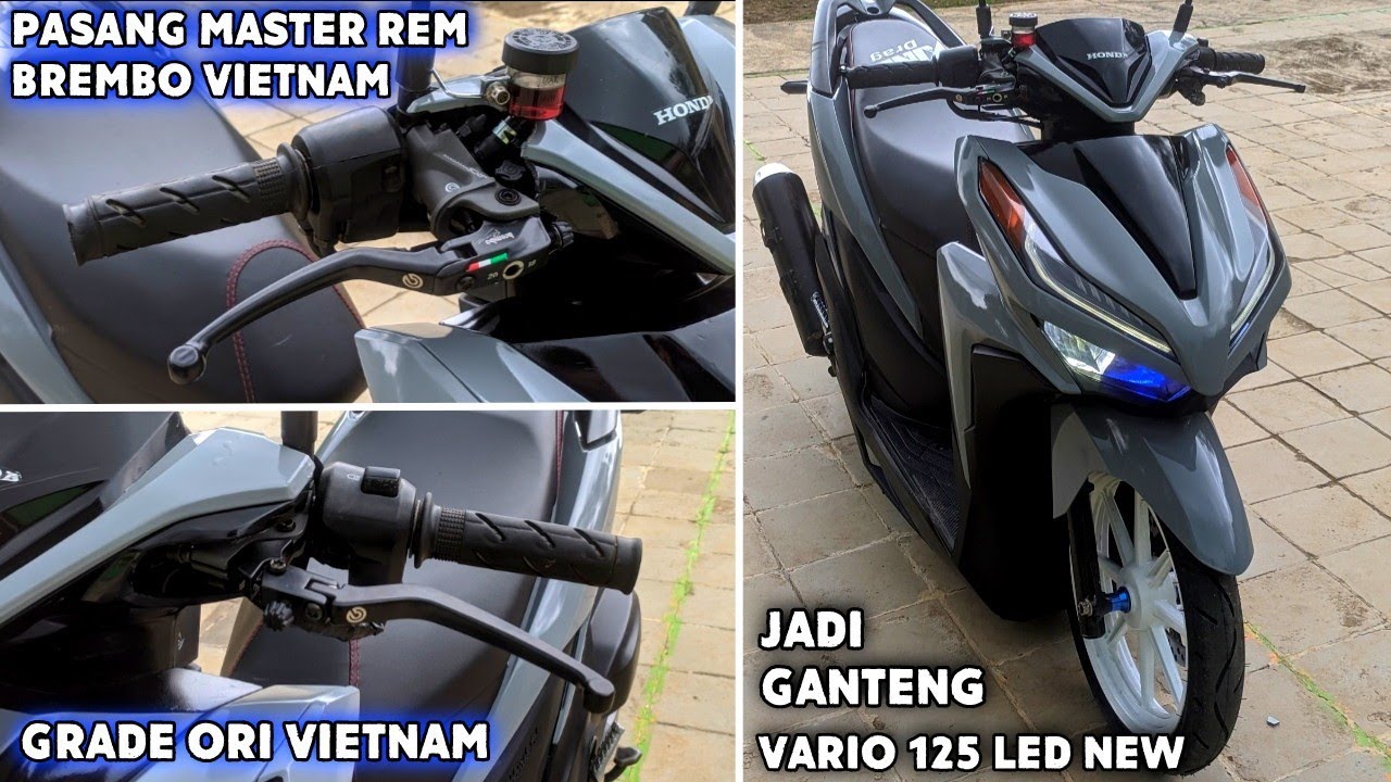 Pasang Master Rem Brembo Vietnam Rcs19 Di Vario 125/150 Led New #pv25