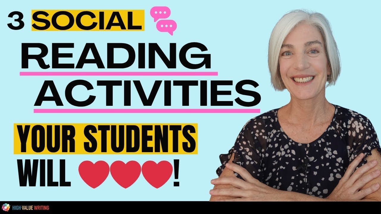 3 Social READING ACTIVITIES Your Students Will ❤️ Love!