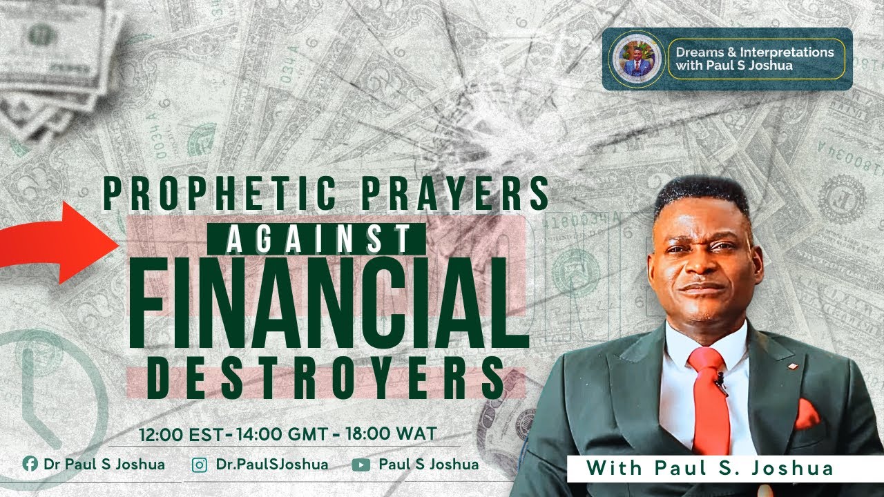 5 PROPHETIC PRAYERS AGAINST FINANCIAL DESTROYERS |EP 960| Live with Paul S. Joshua