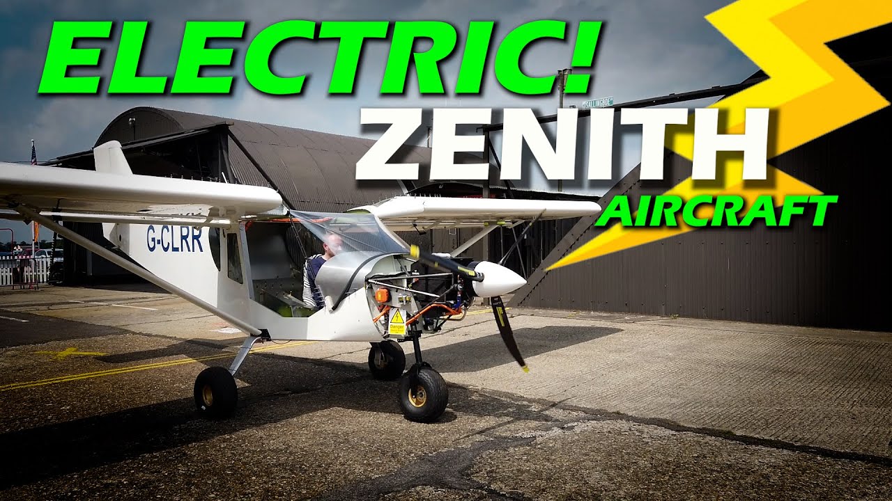 Полностью электрический! Самолет Zenith CH750 из Великобритании - технология литиевых батарей для...