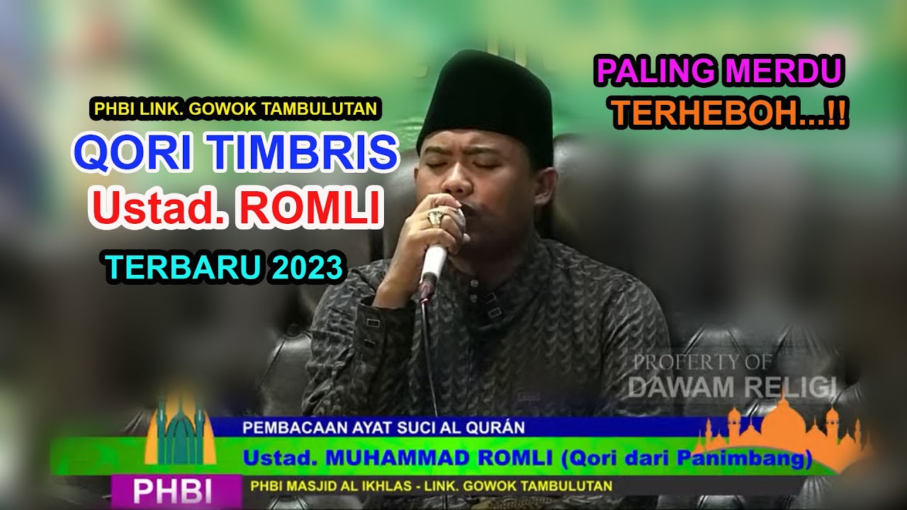 NADA TINGGI QORI TIMBRIS - Ustad. ROMLI  Audio JERNIH TERBARU 2023 -
