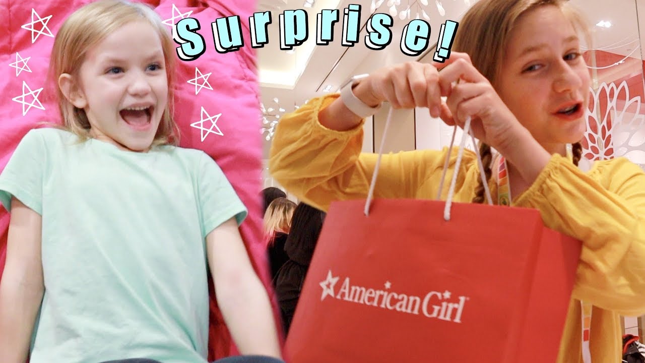 SHOPPING for AMERICAN GIRL DOLL and SURPRISING MY LITTLE SISTER! New York City Part 4