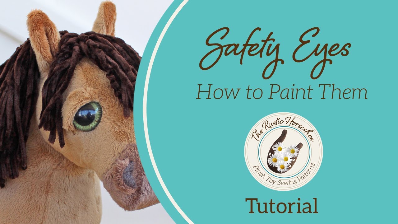 How to paint plastic safety eyes