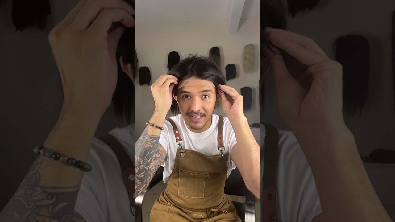 Customized human hair wig for men in the Philippines | Wigs Philippines by Agustin