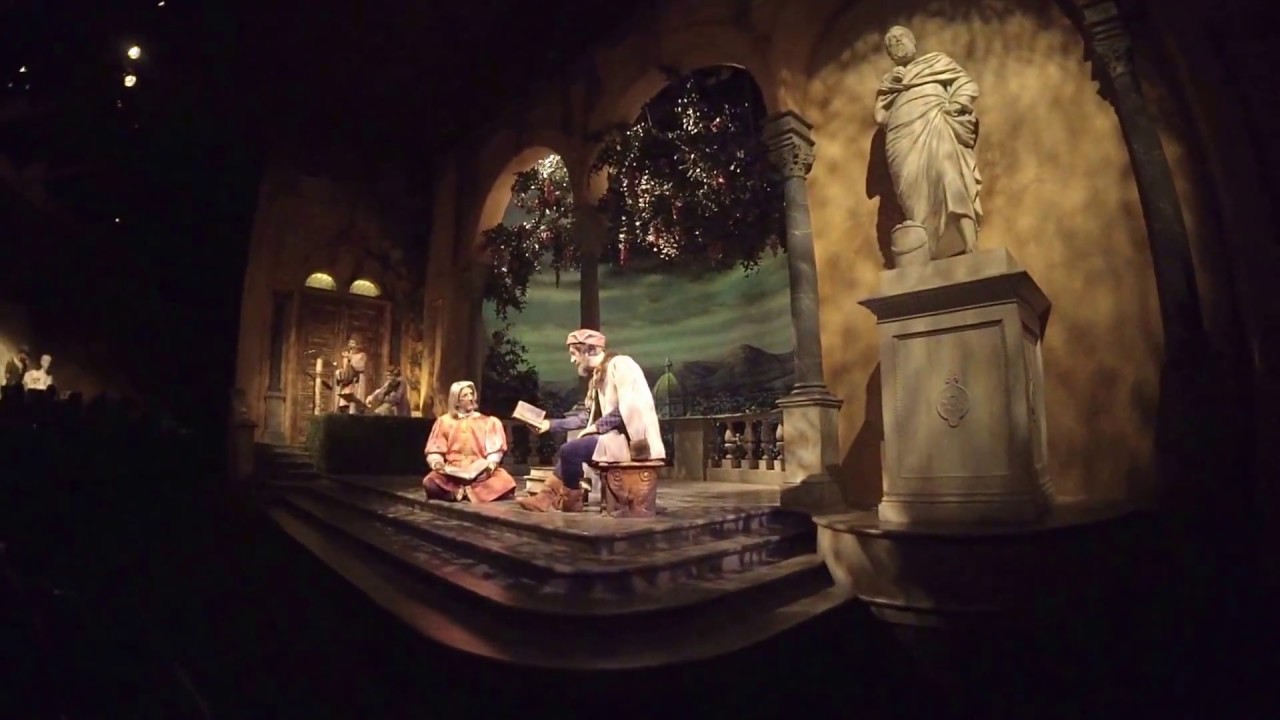 Space Ship Earth, Epcot, Walt Disney World, Full Ride POV HD Ultra Low Light
