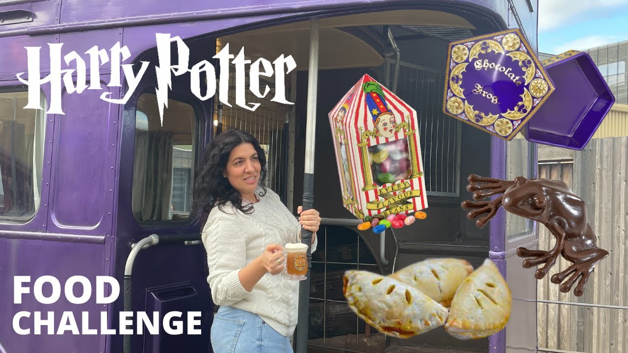 HARRY POTTER Food Challenge! ⚡️Warner Brothers Studio Tour, London 🦉The making of Harry Potter 🧹