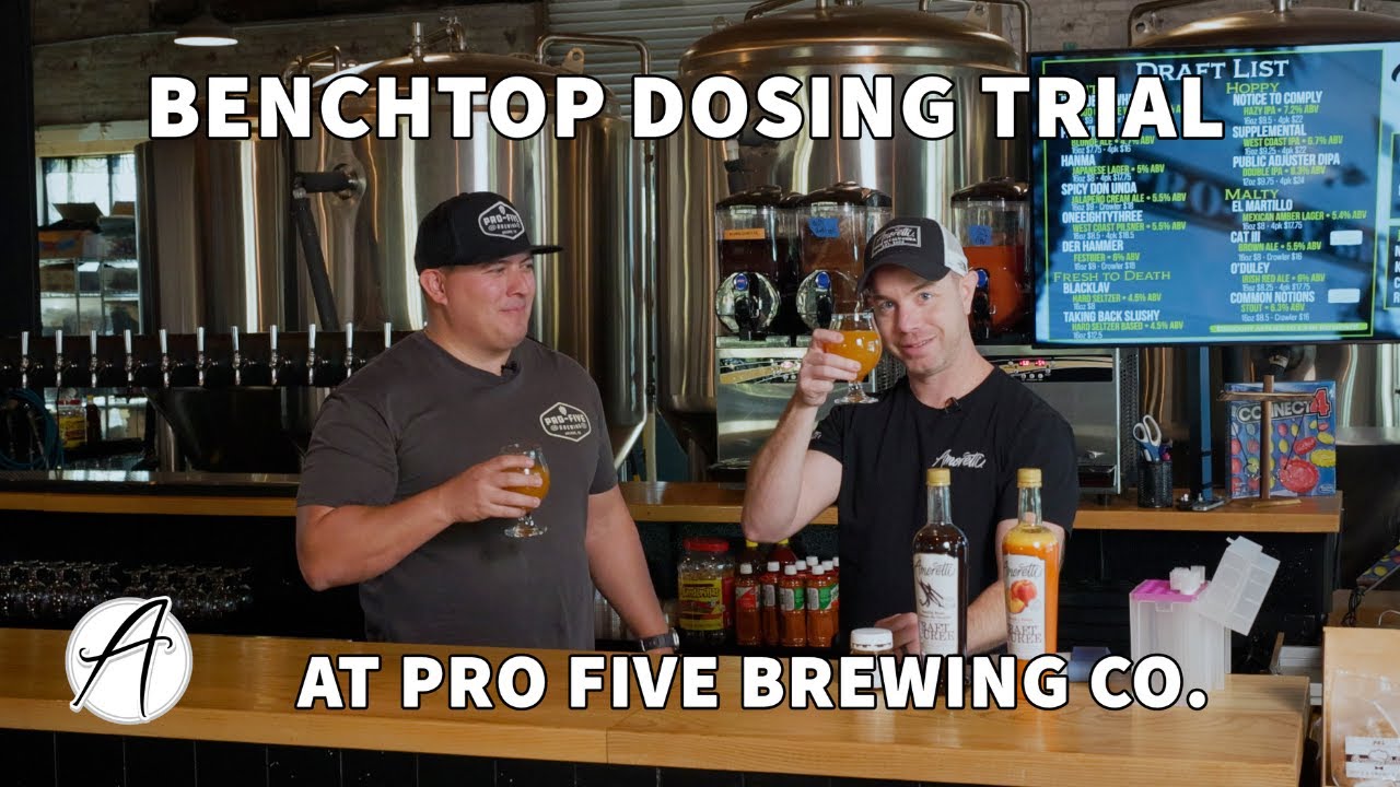 Pro Five Brewing Co. Benchtop Dosing Trial | Peach Cobbler Tart Ale