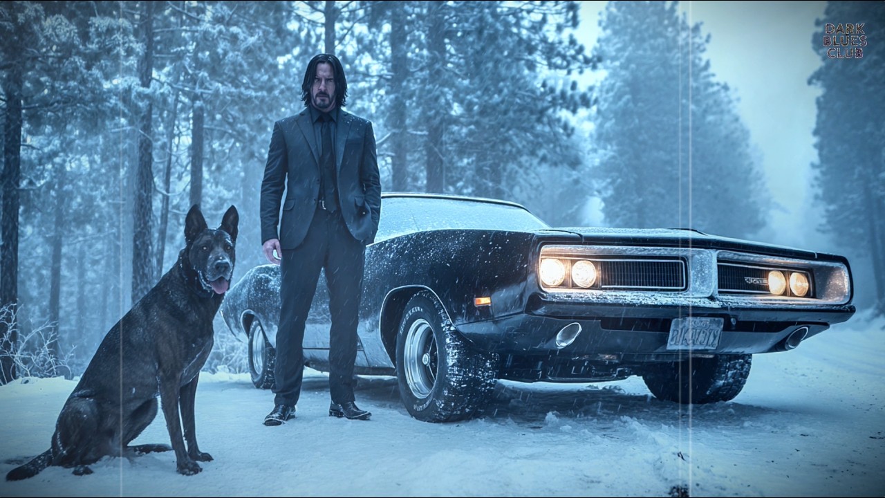 Dark Blues for Men Who Keep Driving in the Rain | Highway Noir Night Drive Mix