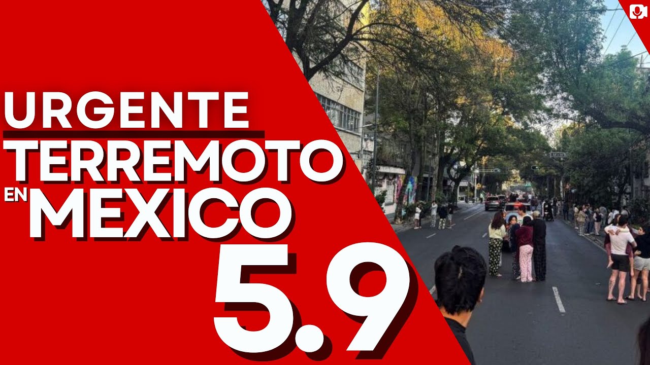 🔴ULTIMA HORA🔴FUERTE TERREMOTO 5.9 SACUDE MEXICO SE ACTIVAN LAS ALARMAS EN AMÉRICA