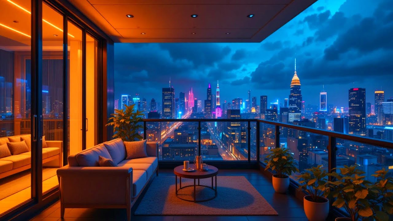 Nightfall Lofi 🌃 Rainy Slow Beats for Sleep, Calm & Lonely Nights