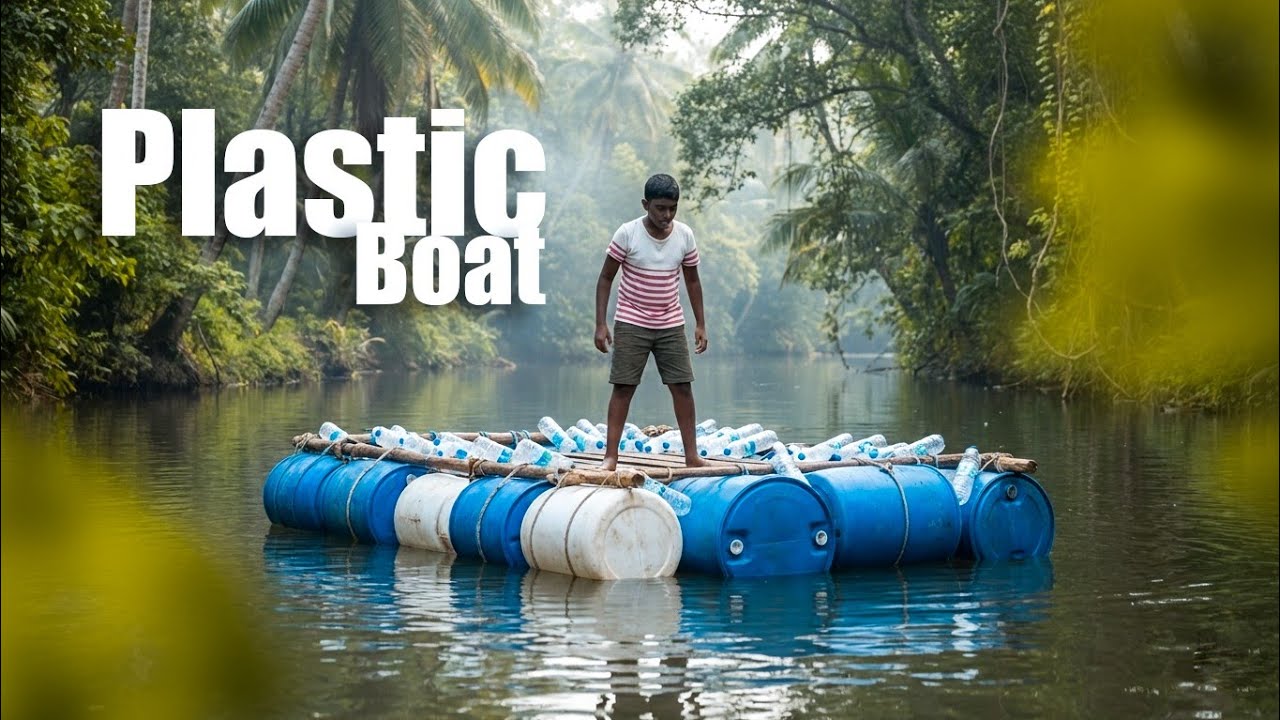 මම හදපු සුපිරිම සුපිරි පාරුව/Homemade super boat🛶
