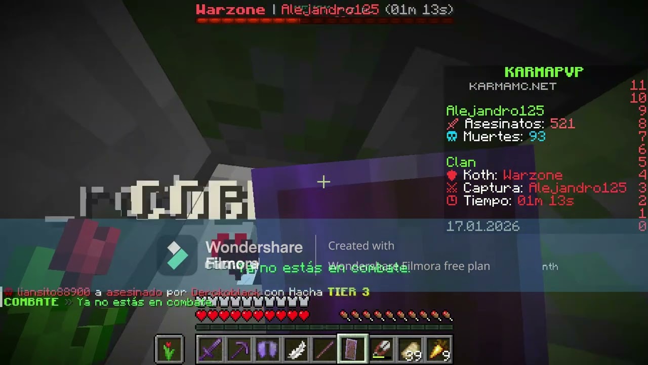 abusando de bug en el koth en karmapvp