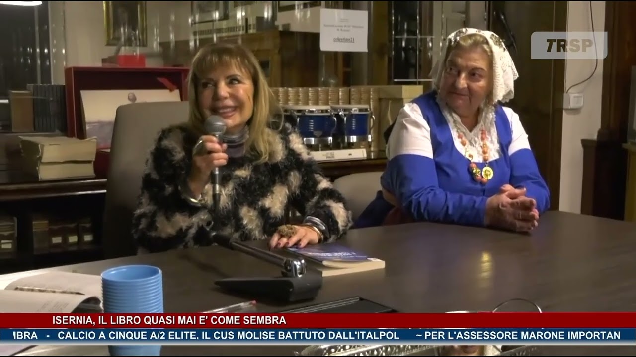 Isernia, il libro quasi mai e' come sembra TG NEWS MOLISE DEL 30.11.25 - TRSP -