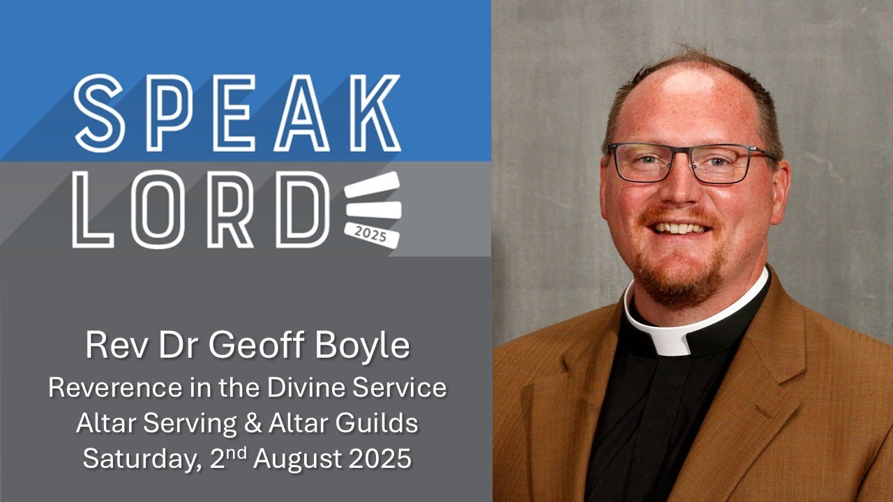 Session 1 - Pop Up Speak Lord - Rev Dr Geoffrey Boyle