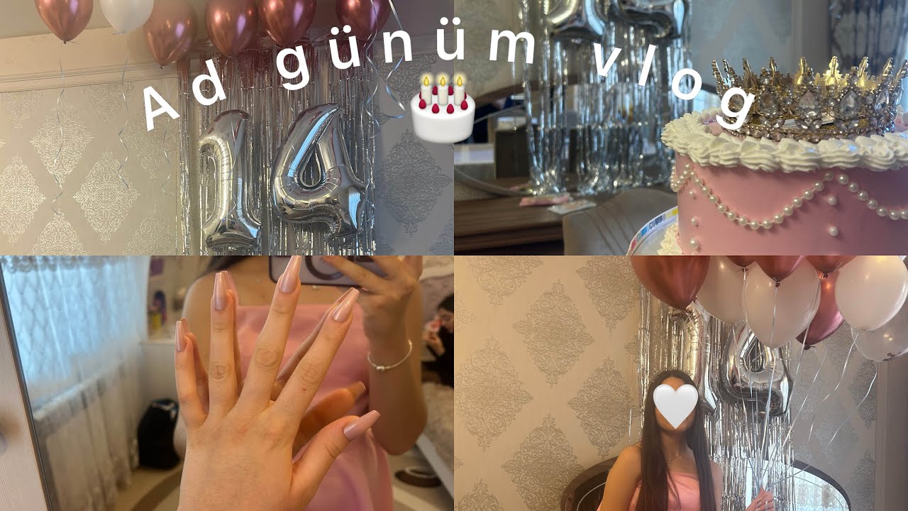 Ad Günüm Vlog🩷 | 14 Yaş | Dostlarımla Party