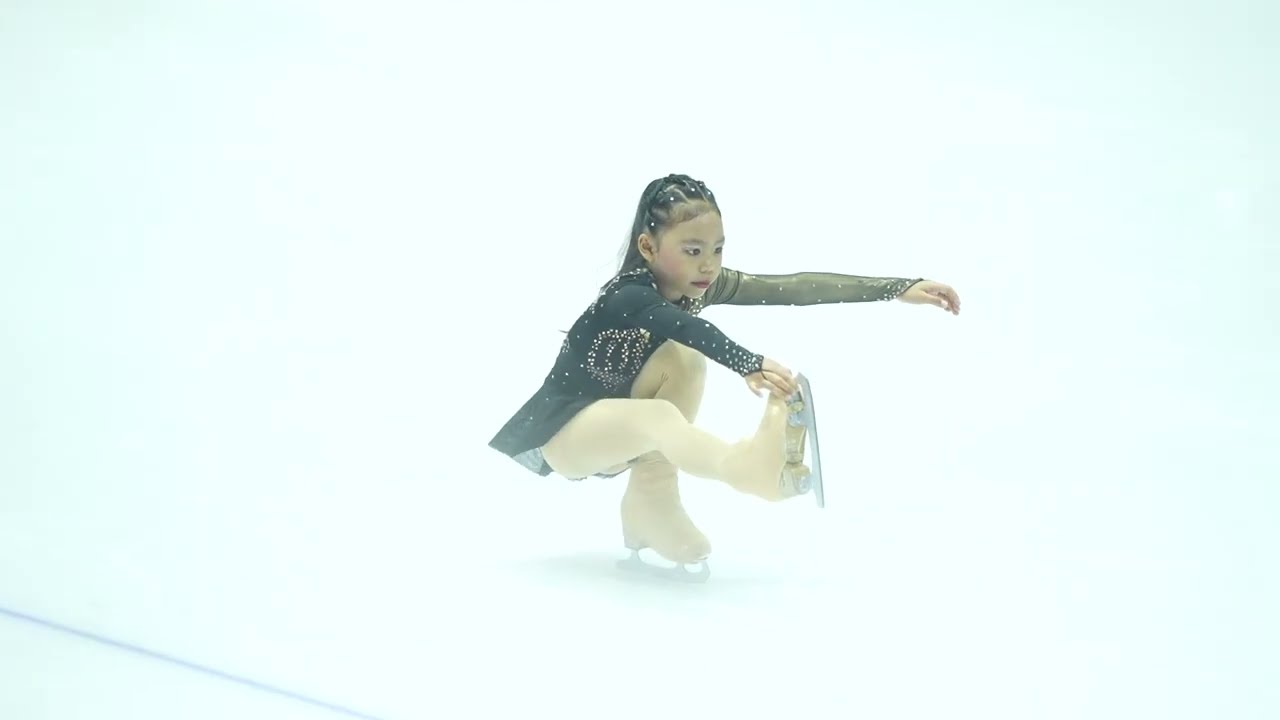 Twirling Dreams on Ice: Sasi in Skate Asia 2025 - Technical Delta - 1st Place 🥇