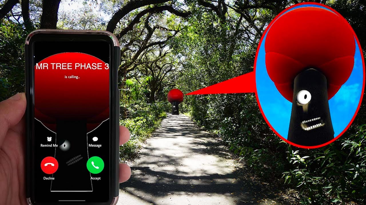 HORROR MR TREE SPRUNKI IS CALLING, DO NOT ANSWER! (RUN!!)