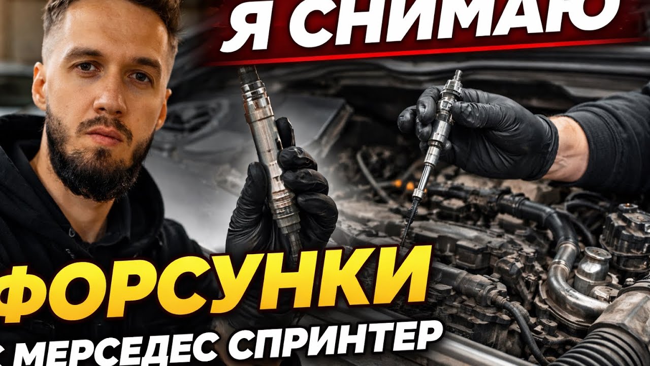 КАК ЗАМЕРИТЬ КОМПРЕССИЮ НА Mercedes Sprinter 