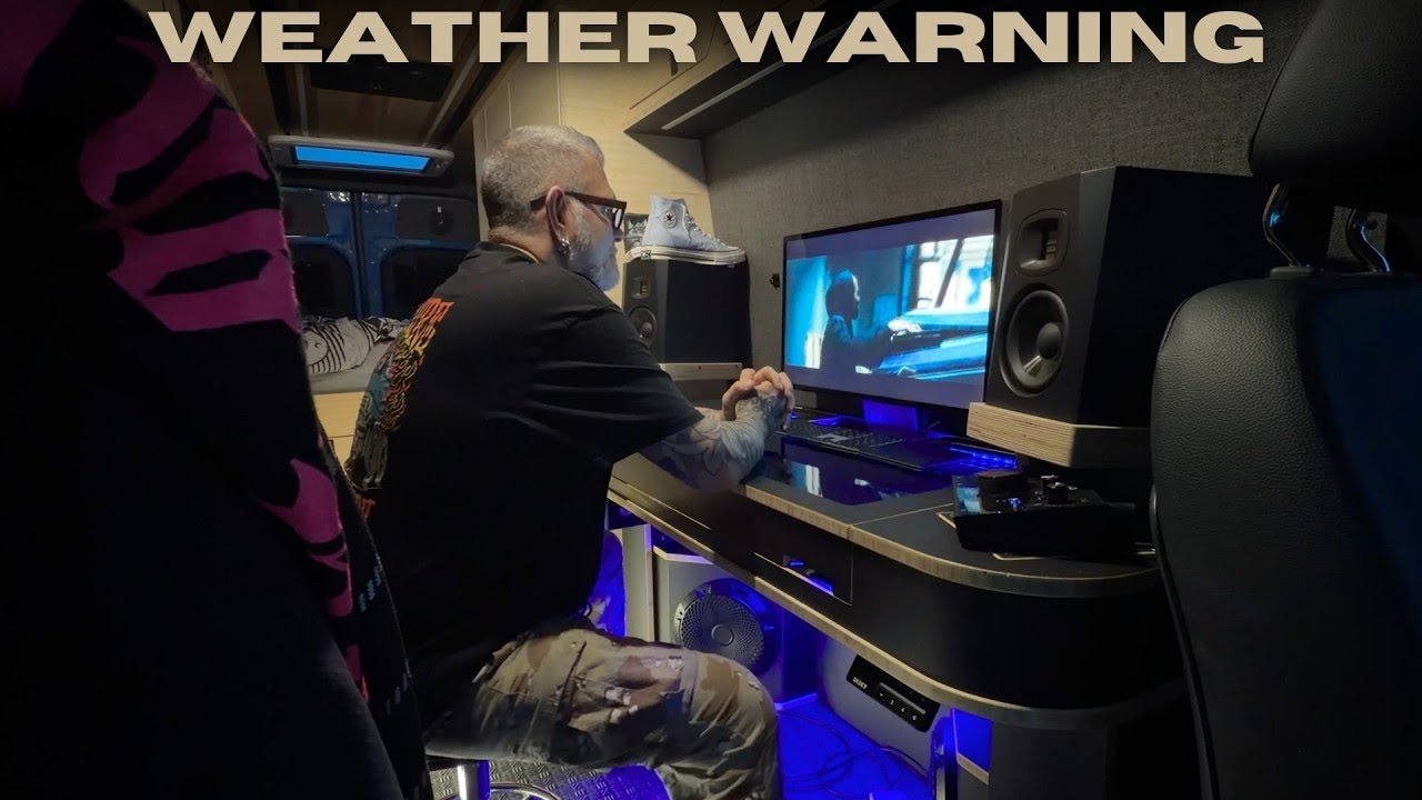 HEAVY RAIN Warning Says May Cause Threat To Life? ALONE In My COZY CAMPER