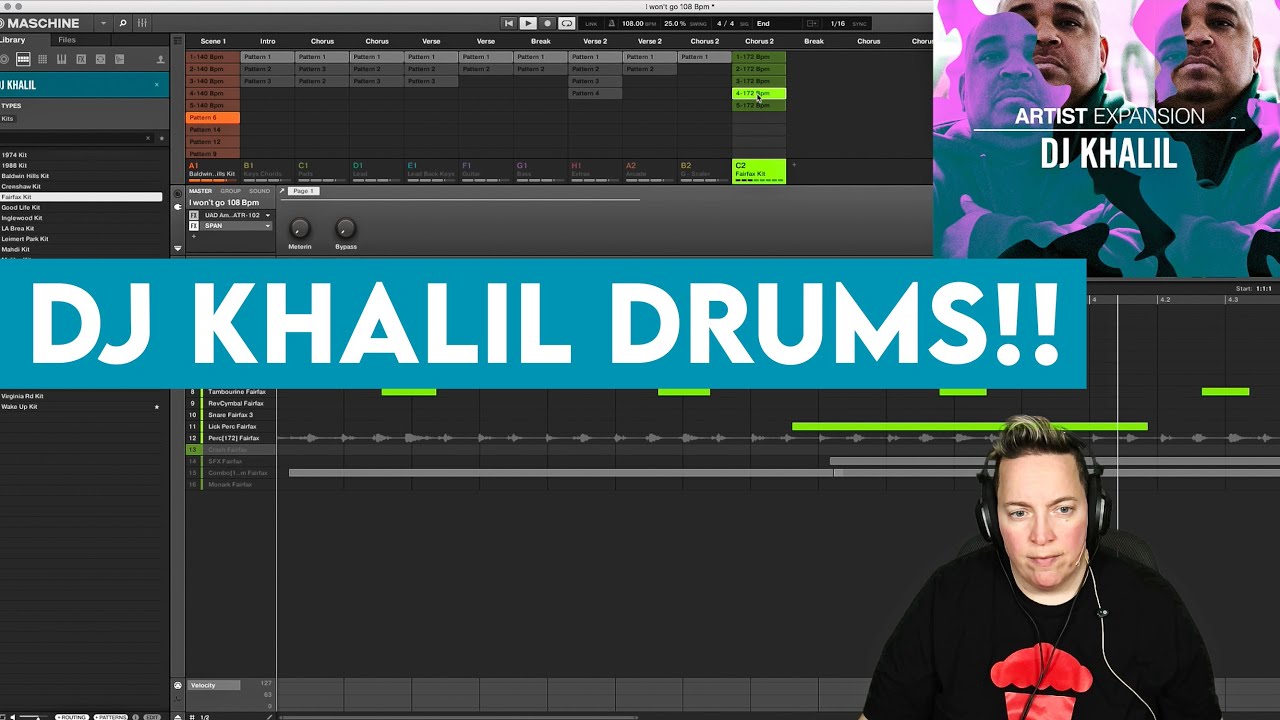New Maschine Expansion | DJ Khalil (these drums hit hard!!)
