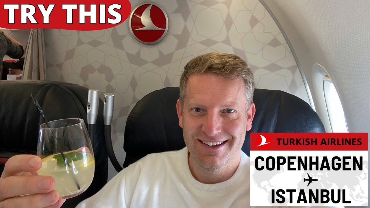 TURKISH AIRLINES Business Class A321 🇩🇰⇢🇹🇷【4K Copenhagen to Istanbul】Europes NUMBER 1 Business Class