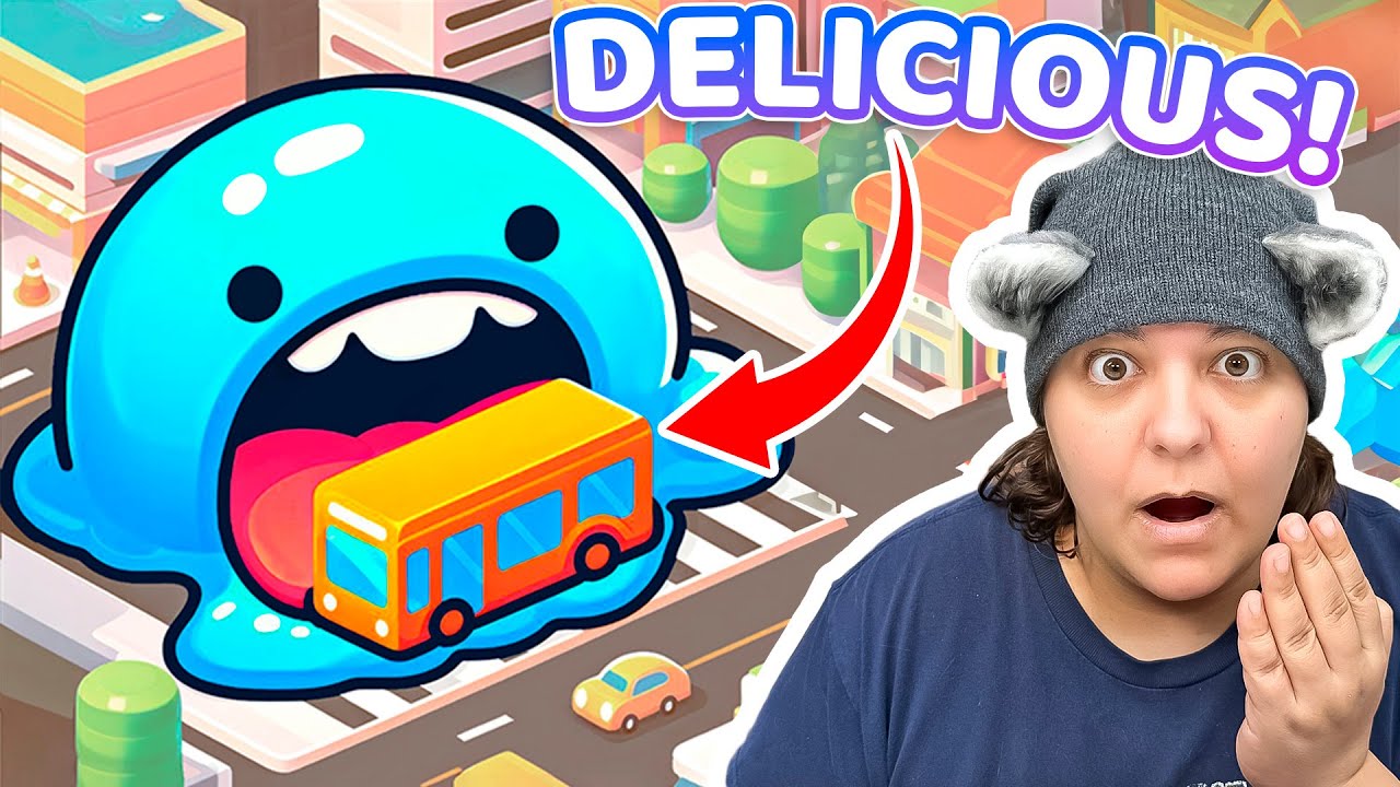 WE ATE A BUS! A Slime Monster Game WAY Too Fun
