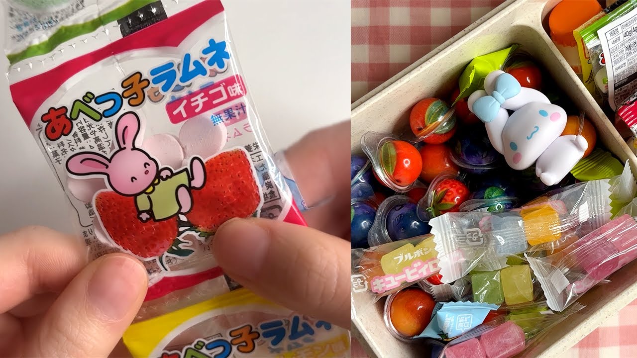 [🧸snack asmr🎀] Snack unboxing asmr 과자 언박싱 l Satisfying l review snack l snack lunchbox