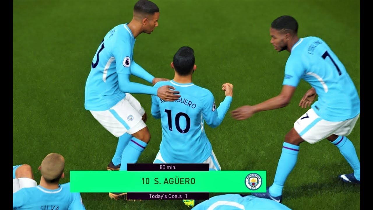 PES 2018 | Crystal Palase vs Manchester City | Gameplay PC
