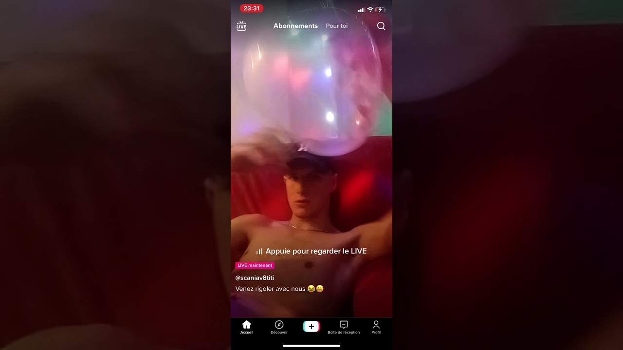 The TikToker live with hiccups