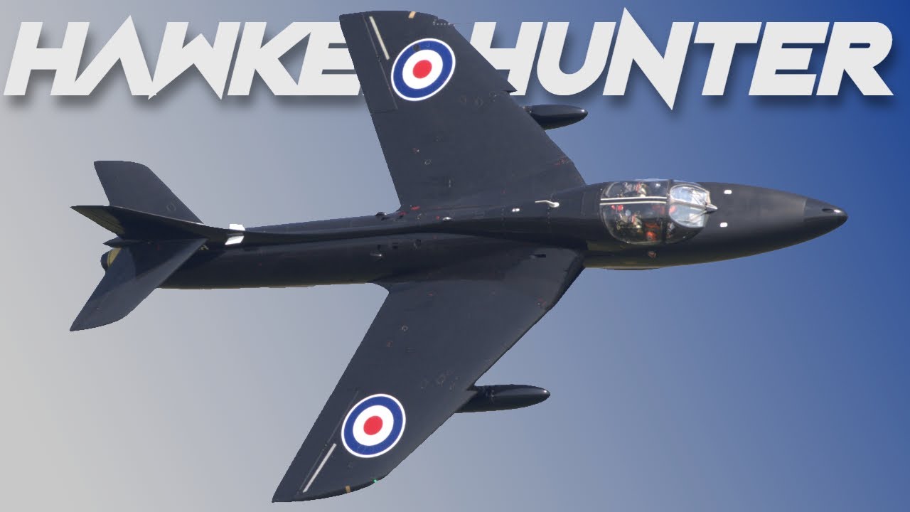 Hawker Hunter Demo at Airshow London