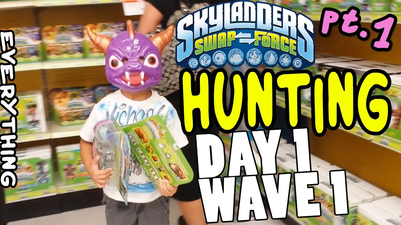 Skylander Hunting: Swap Force Day 1 Wave 1 (COMPLETE COLLECTION SO FAR) pt.1