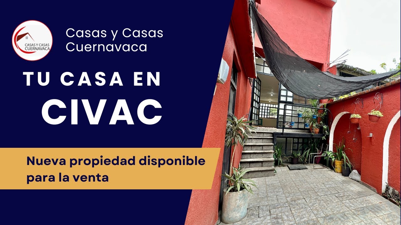 Casa en Venta en Jiutepec con Bungalow Adicional y Terraza | Los Robles CIVAC