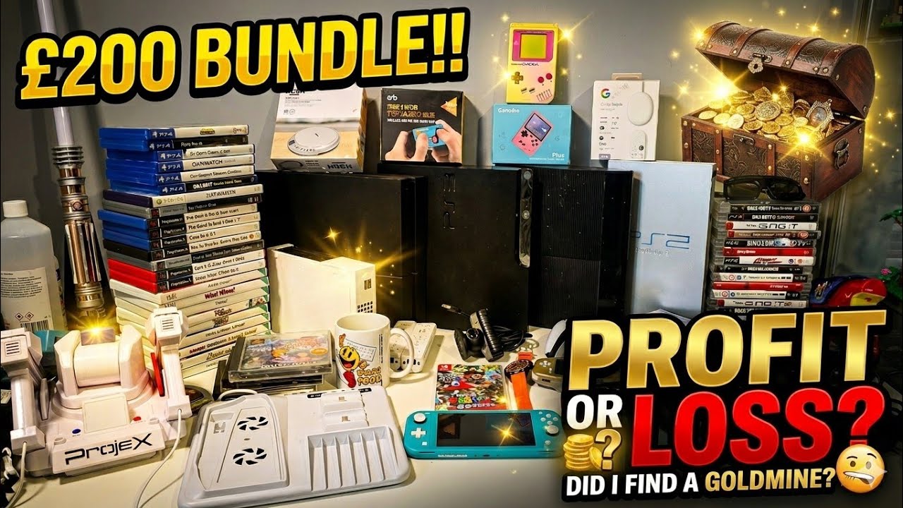 £200 Gaming Haul 💰 How Much PROFIT Can I Make From This Box? #ebay #reseller #gaming
