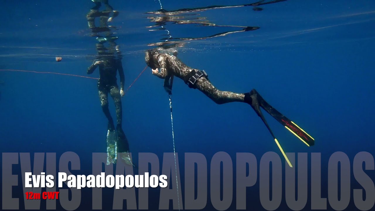 Kids Freediving 12m death dive on a training day