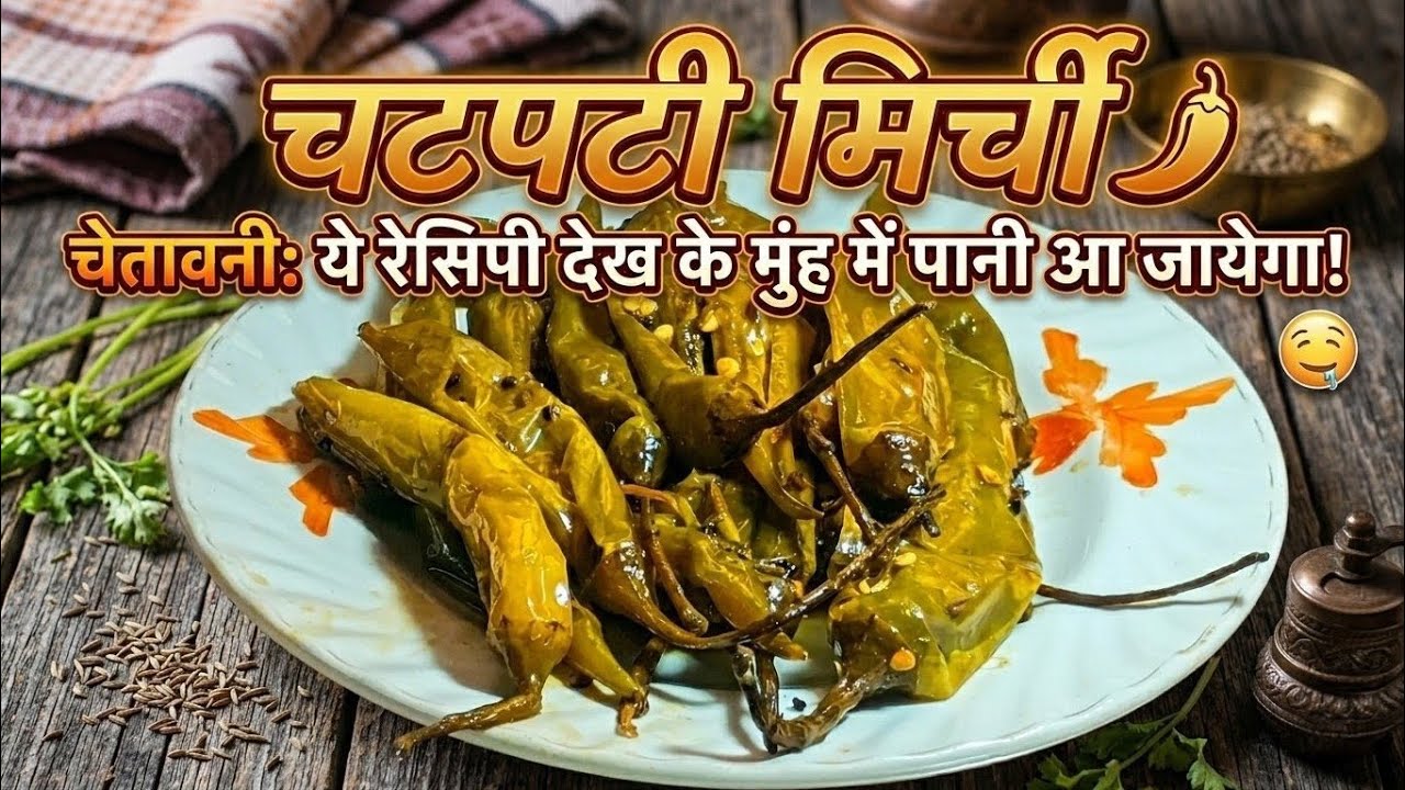 5 मिनट में तैयार! चटपटी मिर्च की ऐसी रेसिपी जो हर बोरिंग खाने का स्वाद बढ़ा दे | Chatpati Mirchi