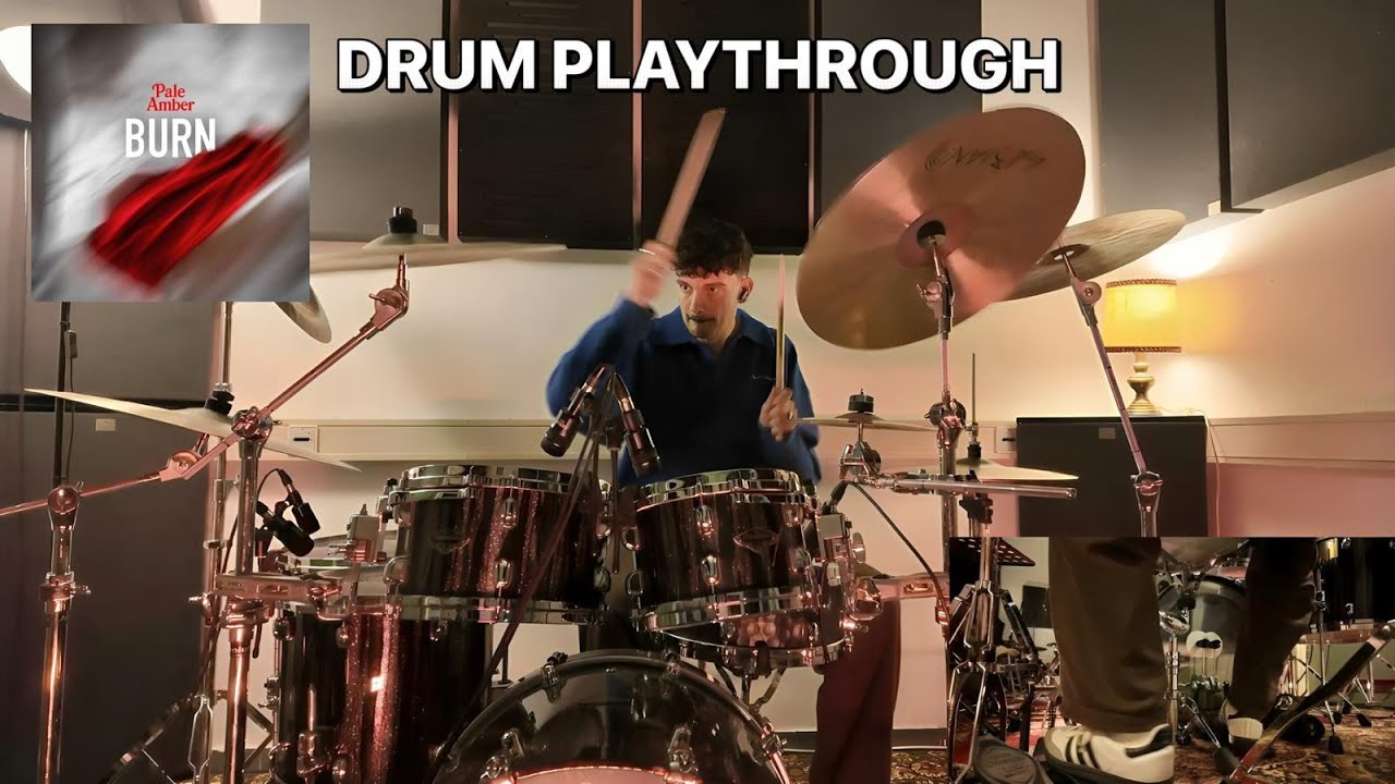 Pale Amber - Burn (Drum Playthrough)