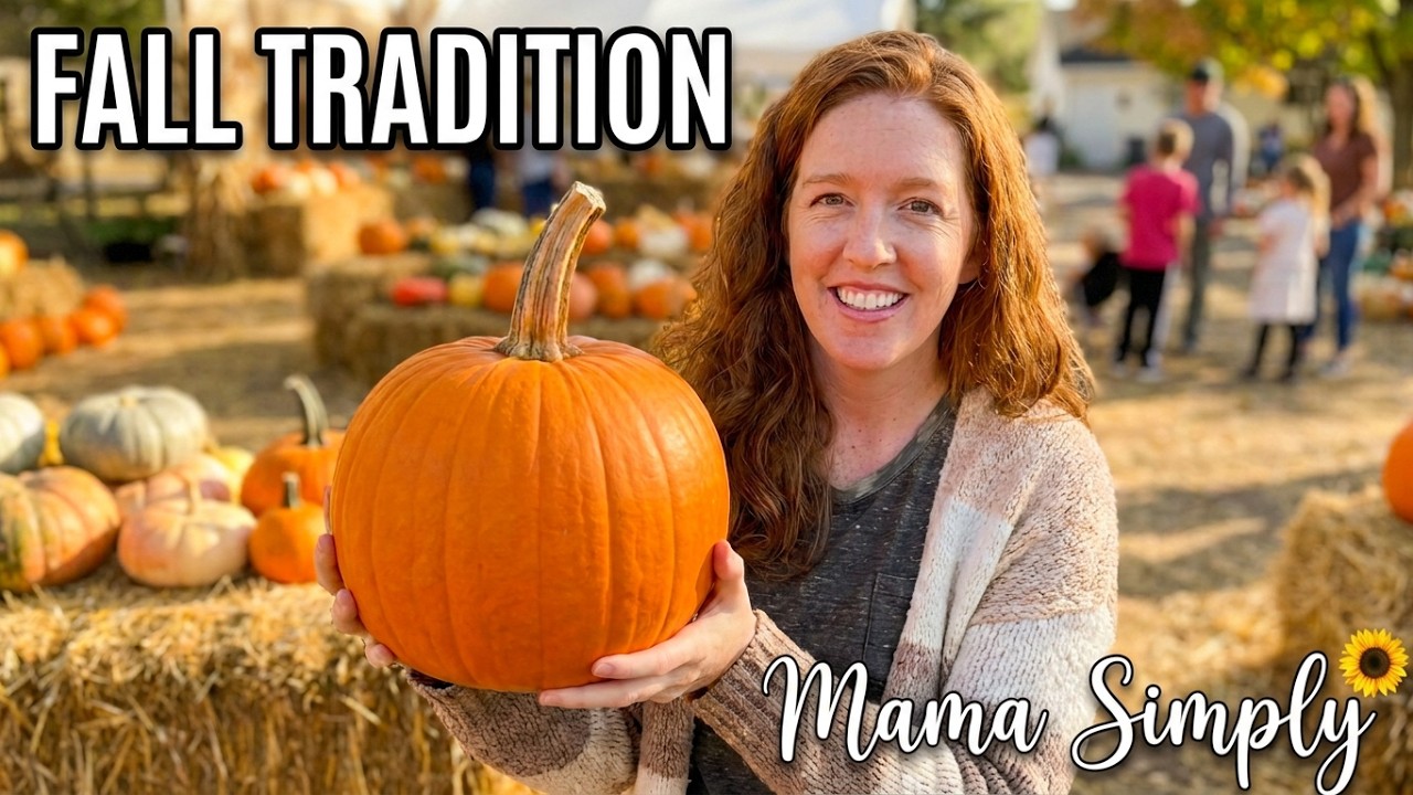 Pumpkin Patch Fun with 8 Kids 🍂 | Cozy Fall Day & Family Dinner Traditions
