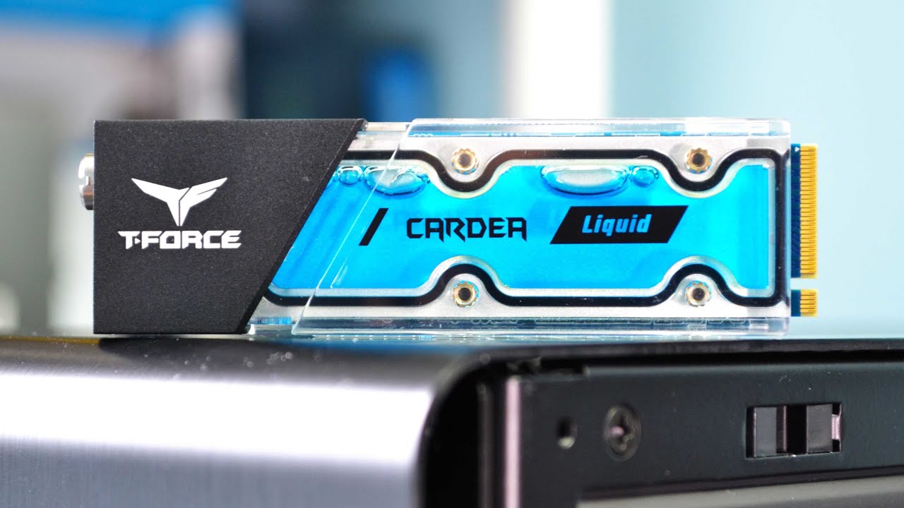 World's First Liquid M.2 NVMe ! The TEAM GROUP T-FORCE Cardea Liquid SSD