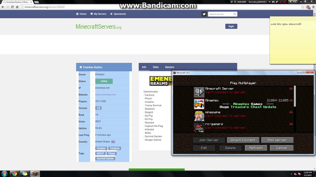 How to download minecraft servers