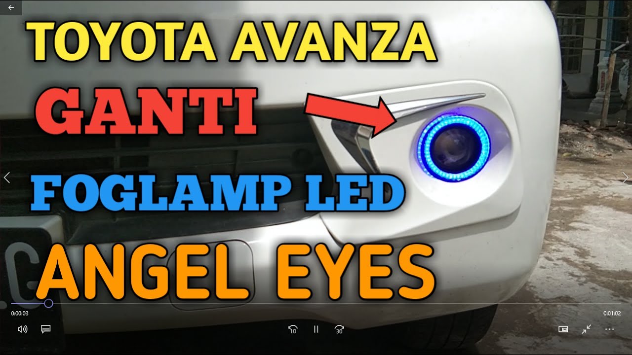 CARA MEMASANG FOGLAMP LED TOYOTA AVANZA