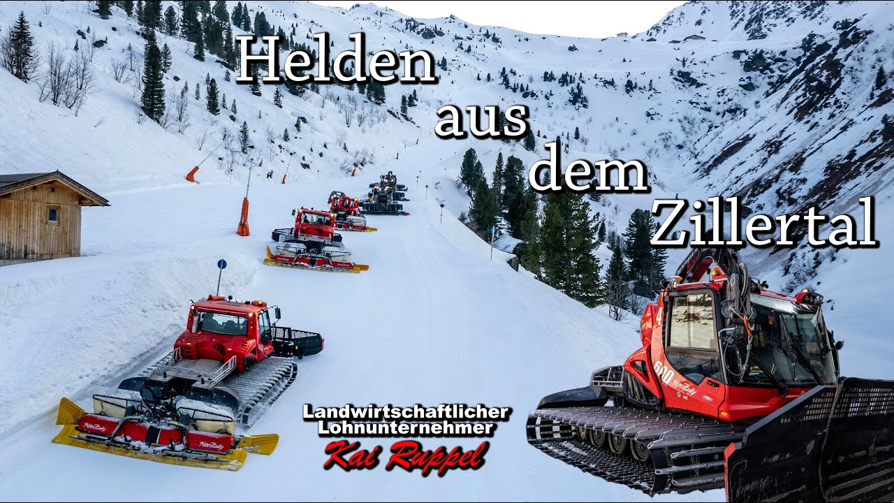 Helden aus dem Zillertal | Pistenraupe fahren | Lohnunternehmer Kai Ruppel