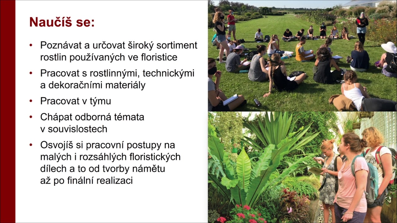 Floristická tvorba | Zahradnická fakulta MENDELU