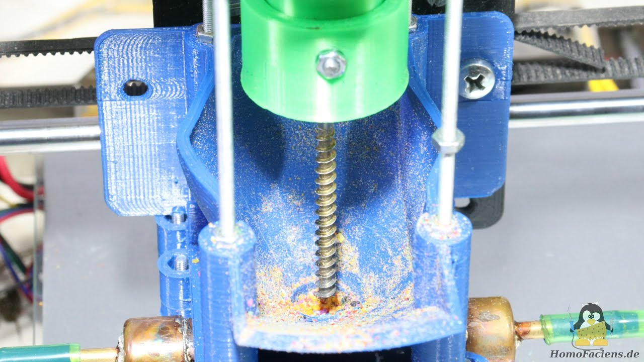 Direct Granule Extruder V4.1: Auger screws
