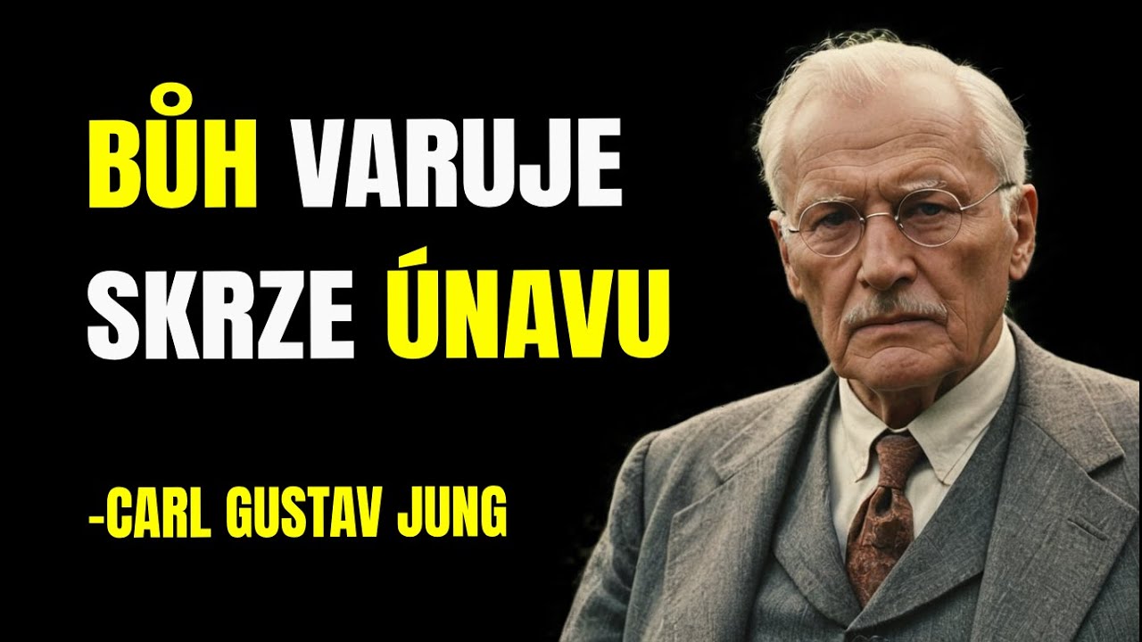 Bůh v&aacute;s varuje před &uacute;navou  Neignorujte ho. - Carl Jung