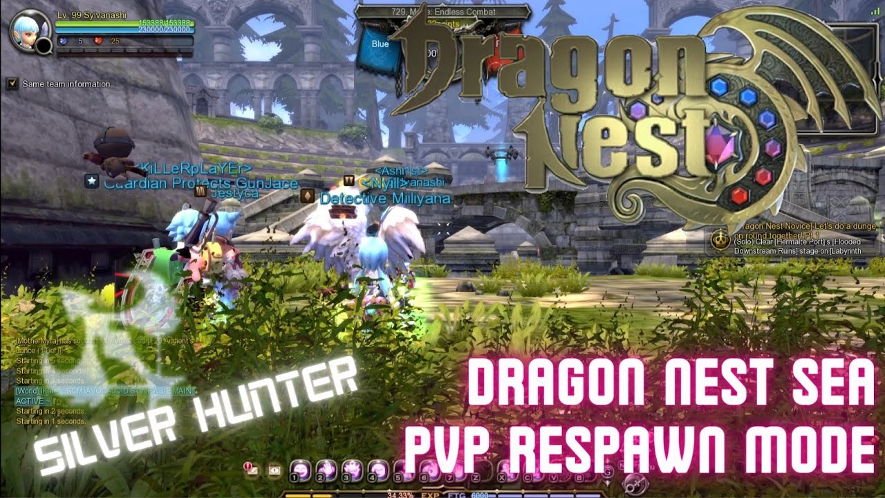 Silver Hunter PVP Respawn Mode ~ Dragon Nest SEA