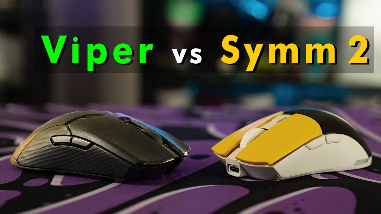 Razer Viper Ultimate vs Pwnage Ultra Custom Symm 2 Wireless Comparison Video