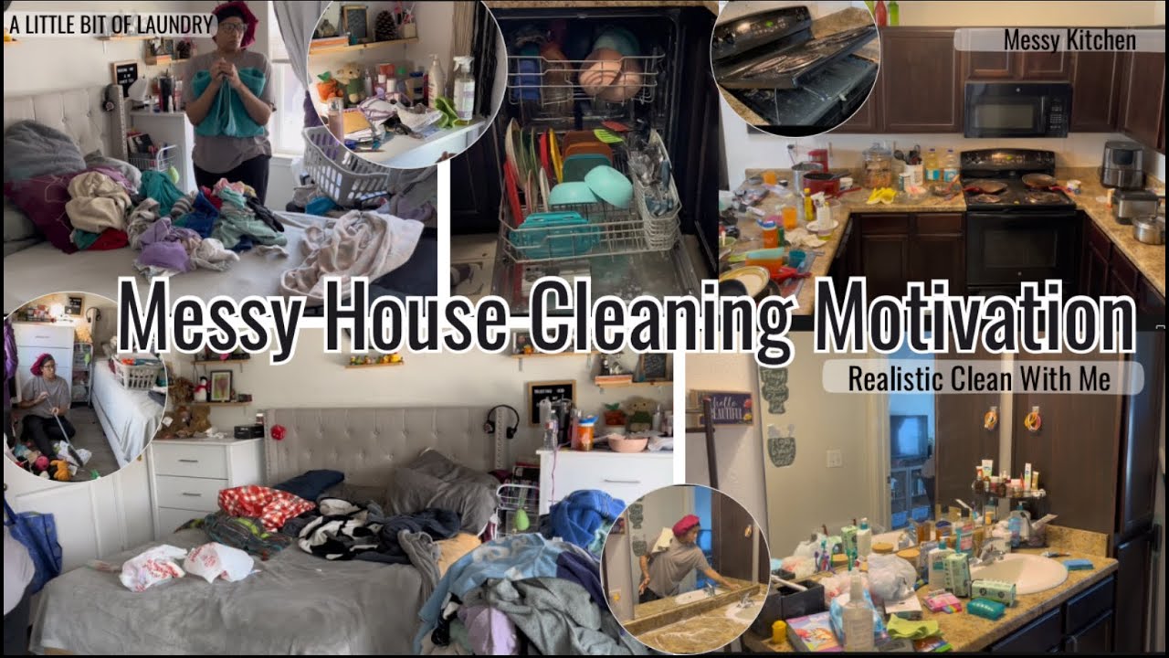 *New* Realistic Messy House Cleaning::Apartment Cleaning::Clean With Me::Khrystal Renee::2025