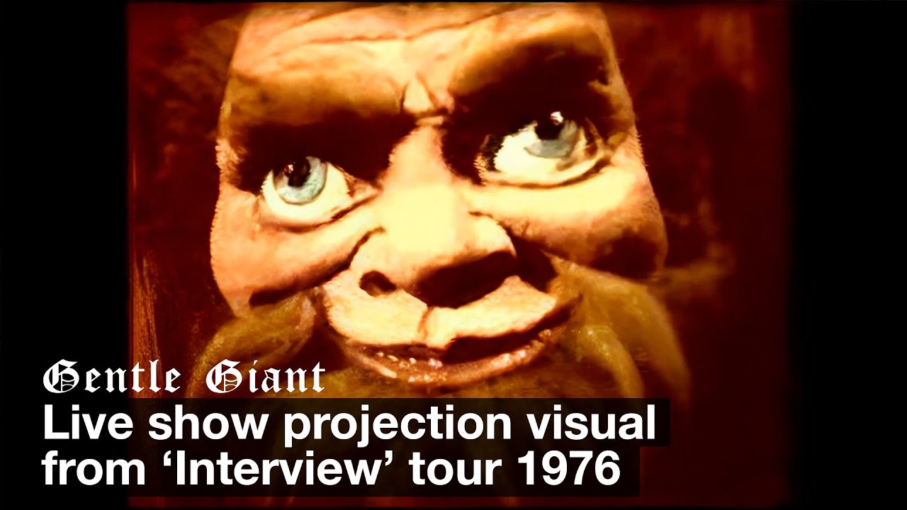 Gentle Giant - Live Show Projection Visual from 1976
